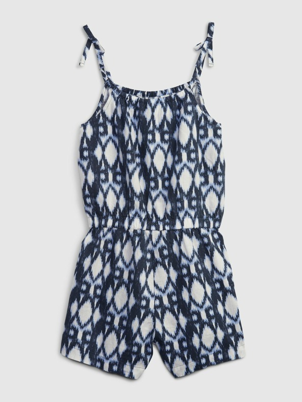 GAP Gemusterter Kinder Overall aus Leinen GAP