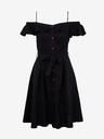 Orsay Schwarzes Damenkleid mit Leinen ORSAY