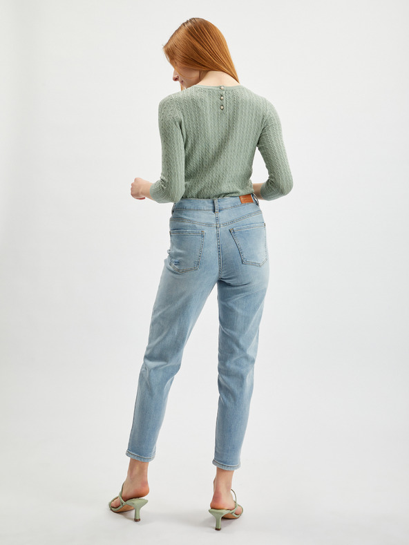 Orsay Hellblaue Mom Jeans für Damen ORSAY