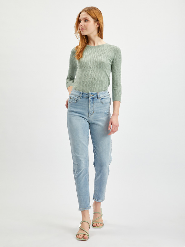 Orsay Hellblaue Mom Jeans für Damen ORSAY