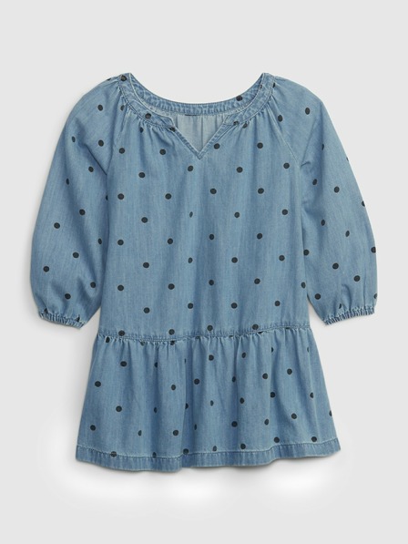 GAP Baby Jeanskleid mit Punkten GAP