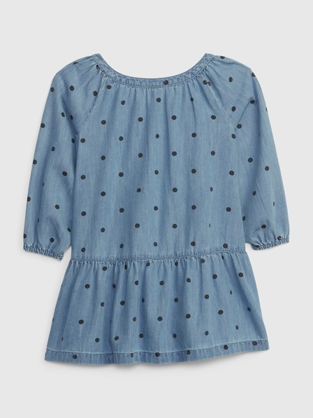 GAP Baby Jeanskleid mit Punkten GAP