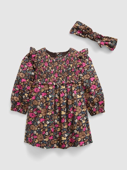 GAP Baby Kleid mit Blumenmuster und Haarband GAP