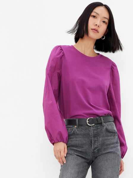 GAP Bluse mit drapierten Ärmeln GAP