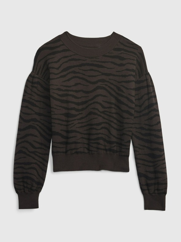 GAP Kinder-Strickpullover aus Baumwolle Zebra GAP