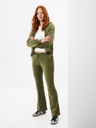 GAP Samtsweatpants flare mid rise GAP