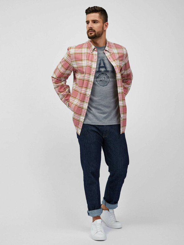 GAP Kariertes Standard Oxford-Hemd GAP