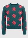GAP Kinder-Strickpullover mit floralem Muster GAP