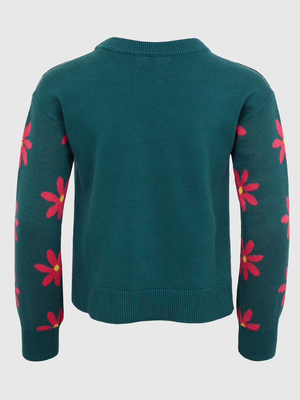 GAP Kinder-Strickpullover mit floralem Muster GAP