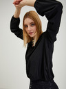 Orsay Schwarze Bluse mit Spitze ORSAY