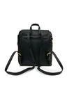 Orsay Schwarzer Damen-Rucksack mit Krokodil-Muster ORSAY