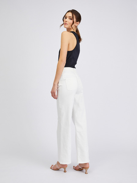 Orsay Weiße Damen-Wide leg-Jeans ORSAY