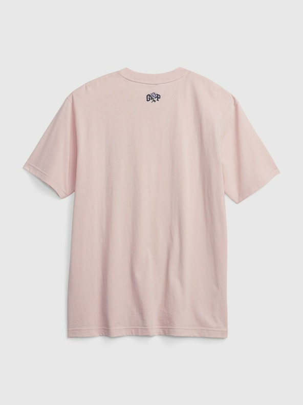 GAP T-Shirt mit geblümtem Logo GAP
