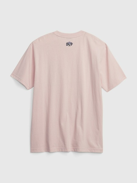 GAP T-Shirt mit geblümtem Logo GAP