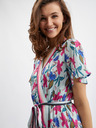 Orsay Rosa-blaues Damen Blumenkleid ORSAY