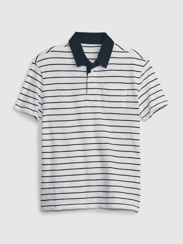 GAP Gestreiftes Kinder-Poloshirt GAP