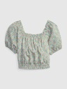 GAP Gemustertes Kinder Top aus Leinen GAP