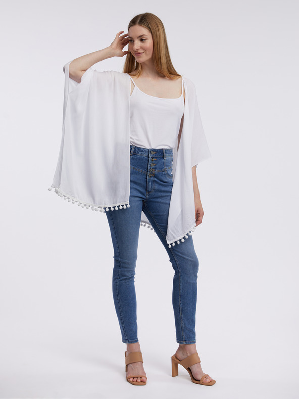 Orsay Weiße Damen-Bettdecke mit Spitze ORSAY