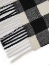 Orsay Creme-schwarz karierter Damenschal ORSAY