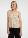 Orsay Goldfarbenes Pailletten-Top für Damen ORSAY
