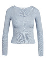 Orsay Hellblaue Damen-Rippenstrickjacke ORSAY