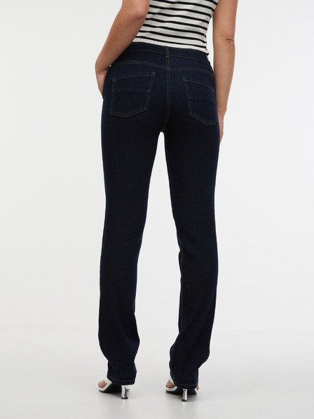 Orsay Dunkelblaue Straight Fit Jeans für Damen ORSAY