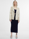 Orsay Beige Damen Kunstlederjacke ORSAY