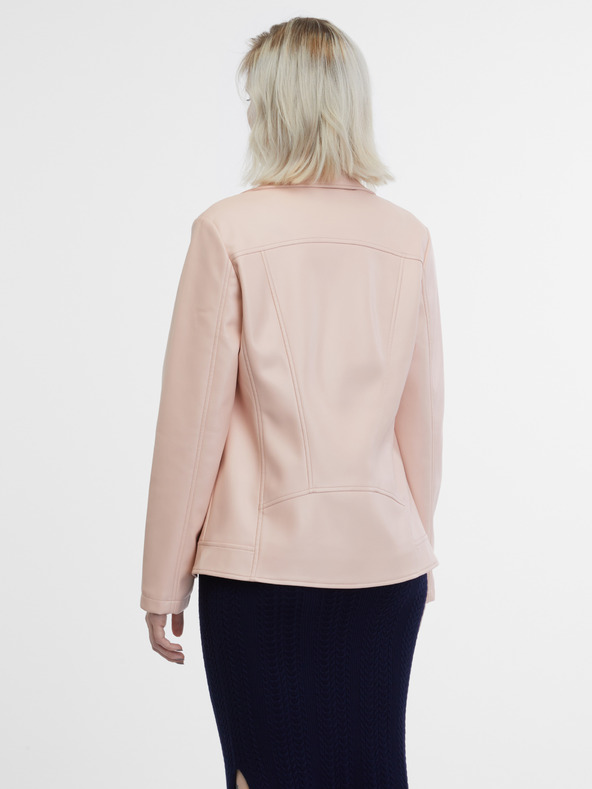 Orsay Hellrosa Damen Lederjacke ORSAY