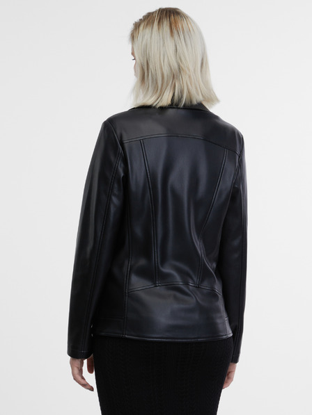 Orsay Schwarze Damen Kunstlederjacke ORSAY