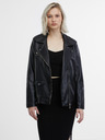 Orsay Schwarze Damen Kunstlederjacke ORSAY