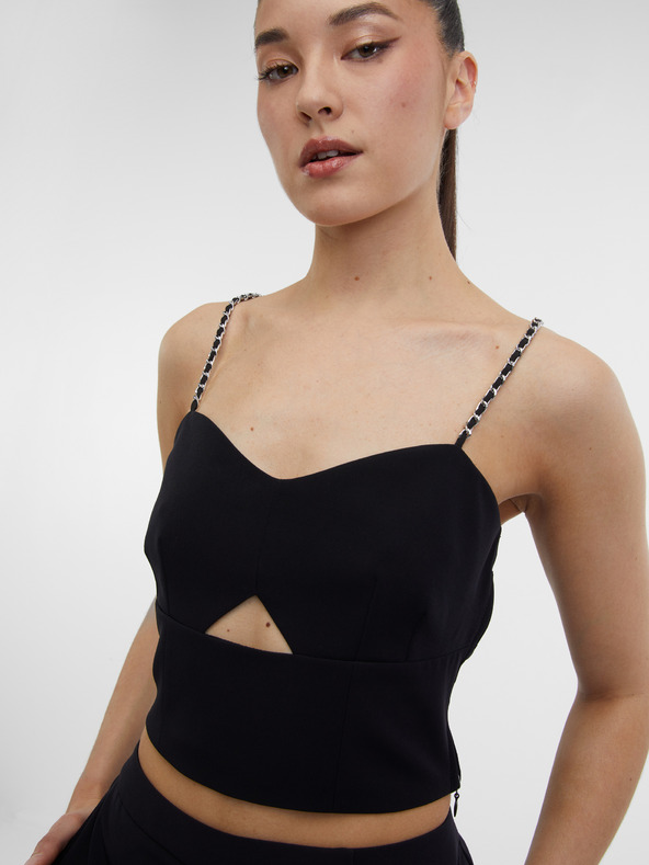 Orsay Schwarzes Damen-Top ORSAY