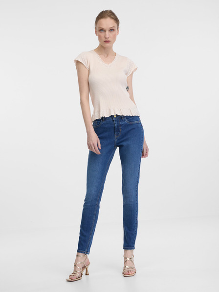 Orsay Hellrosa Damen Kurzarm-T-Shirt ORSAY