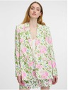 Orsay Cremefarbener Damenblumenjacke ORSAY