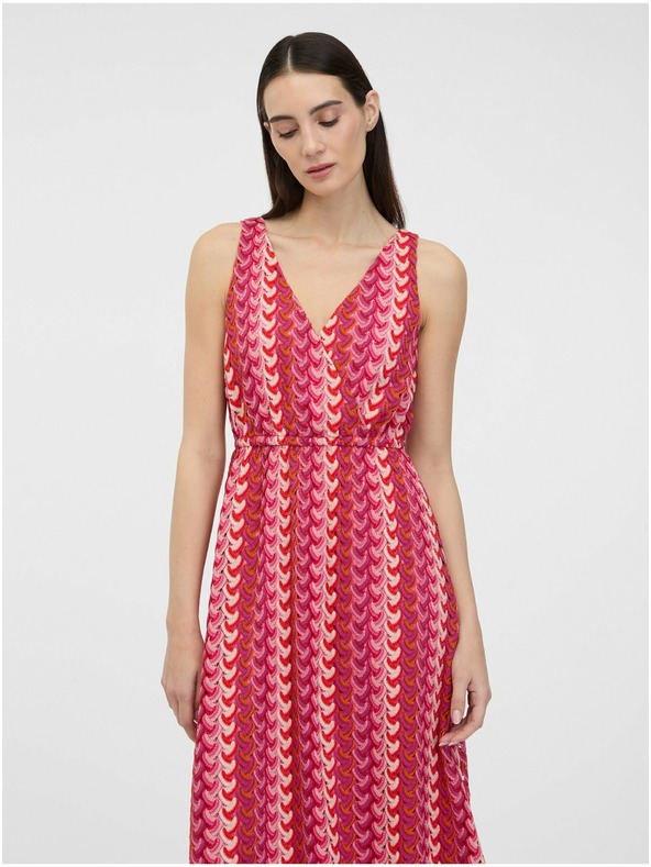 Orsay Dunkelrosa Damen Midikleid ORSAY