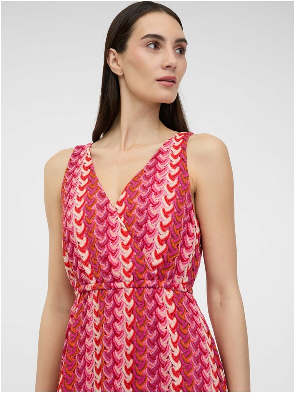 Orsay Dunkelrosa Damen Midikleid ORSAY