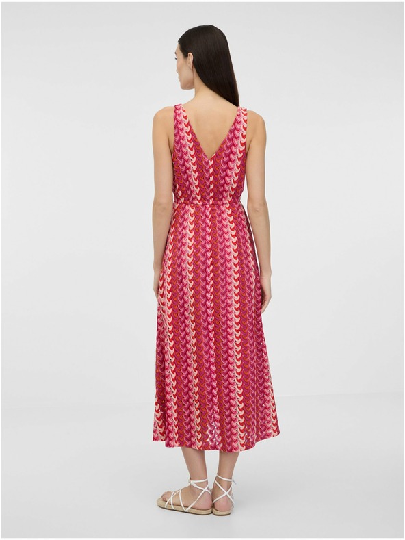 Orsay Dunkelrosa Damen Midikleid ORSAY