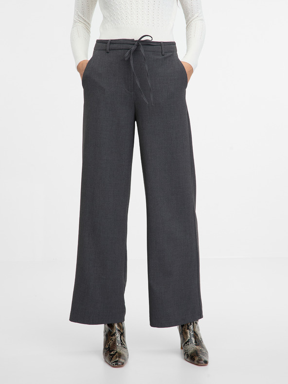 Orsay Graue weite Damenhose ORSAY