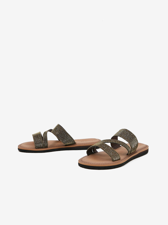 Orsay Khakifarbene Damenpantoffeln ORSAY