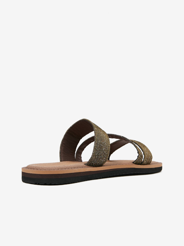 Orsay Khakifarbene Damenpantoffeln ORSAY