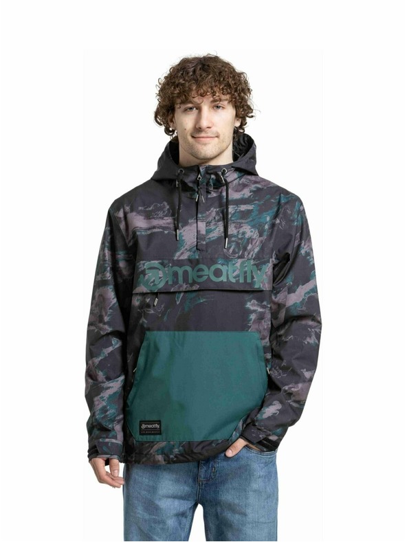 Meatfly Meatfly Herren Street Jacke Garen Mossy Botanical | Grau |
