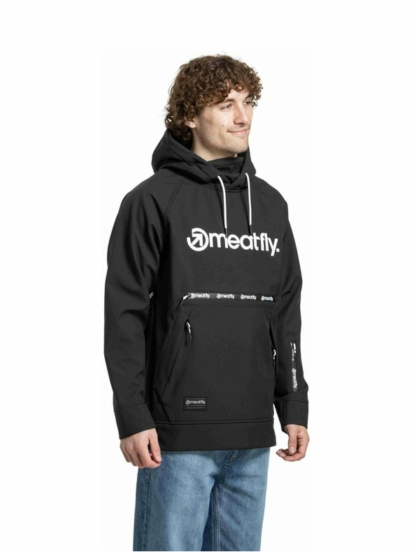 Meatfly Meatfly Herren Softshell Jacke Jax Black / White |
