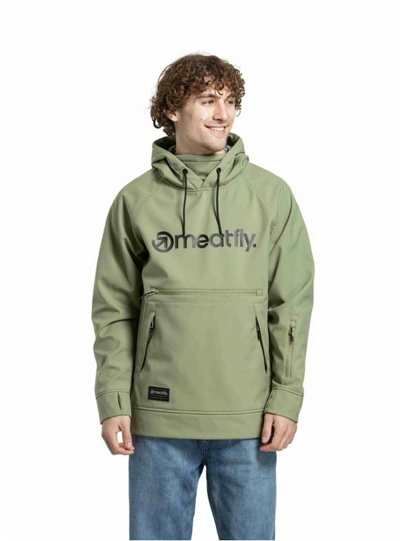 Meatfly Meatfly Herren Softshell Jacke Jax Olive / Black |