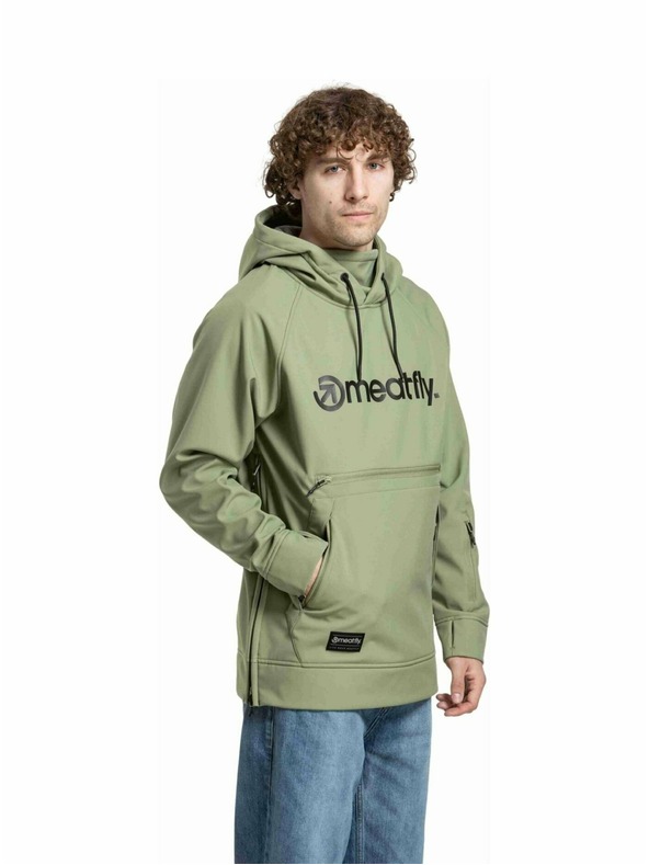 Meatfly Meatfly Herren Softshell Jacke Jax Olive / Black |