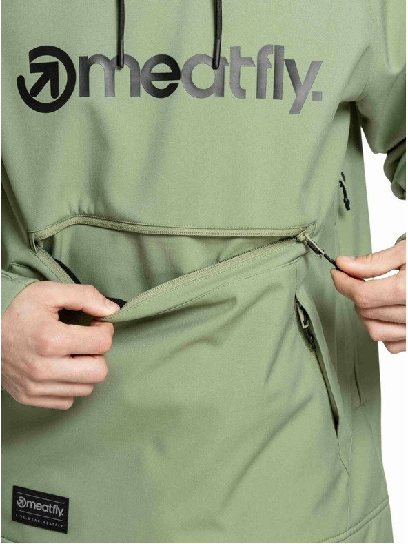 Meatfly Meatfly Herren Softshell Jacke Jax Olive / Black |