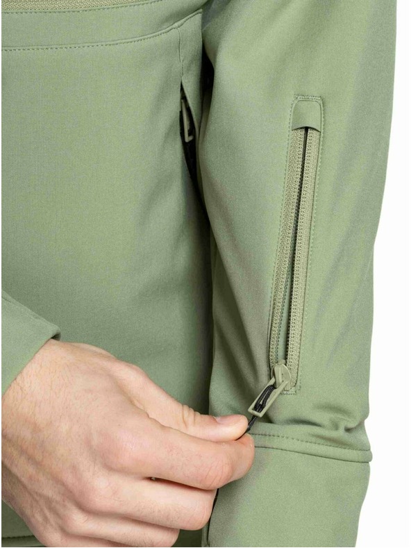 Meatfly Meatfly Herren Softshell Jacke Jax Olive / Black |