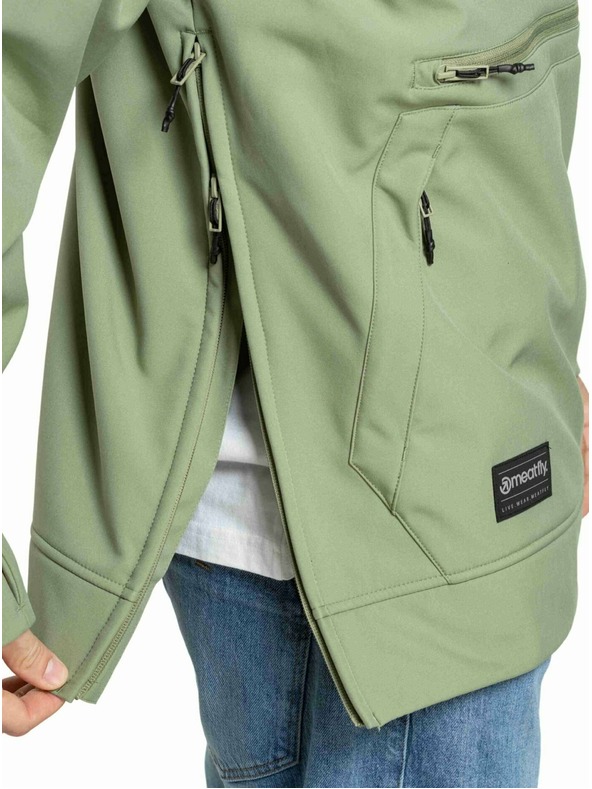 Meatfly Meatfly Herren Softshell Jacke Jax Olive / Black |