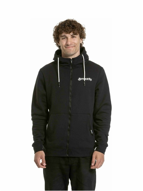 Meatfly Meatfly Herren Sweatjacke Cooper Schwarz