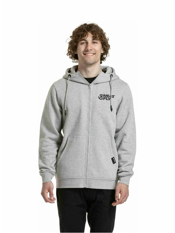 Meatfly Meatfly Herren Sweatjacke Cooper Grey Heather