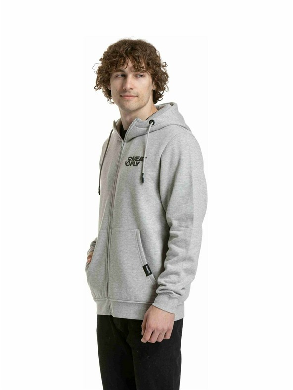 Meatfly Meatfly Herren Sweatjacke Cooper Grey Heather