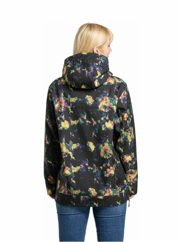 Meatfly Meatfly Damen-Softshell-Jacke Alita Dunkle Aquarell | Mehrfarbig |